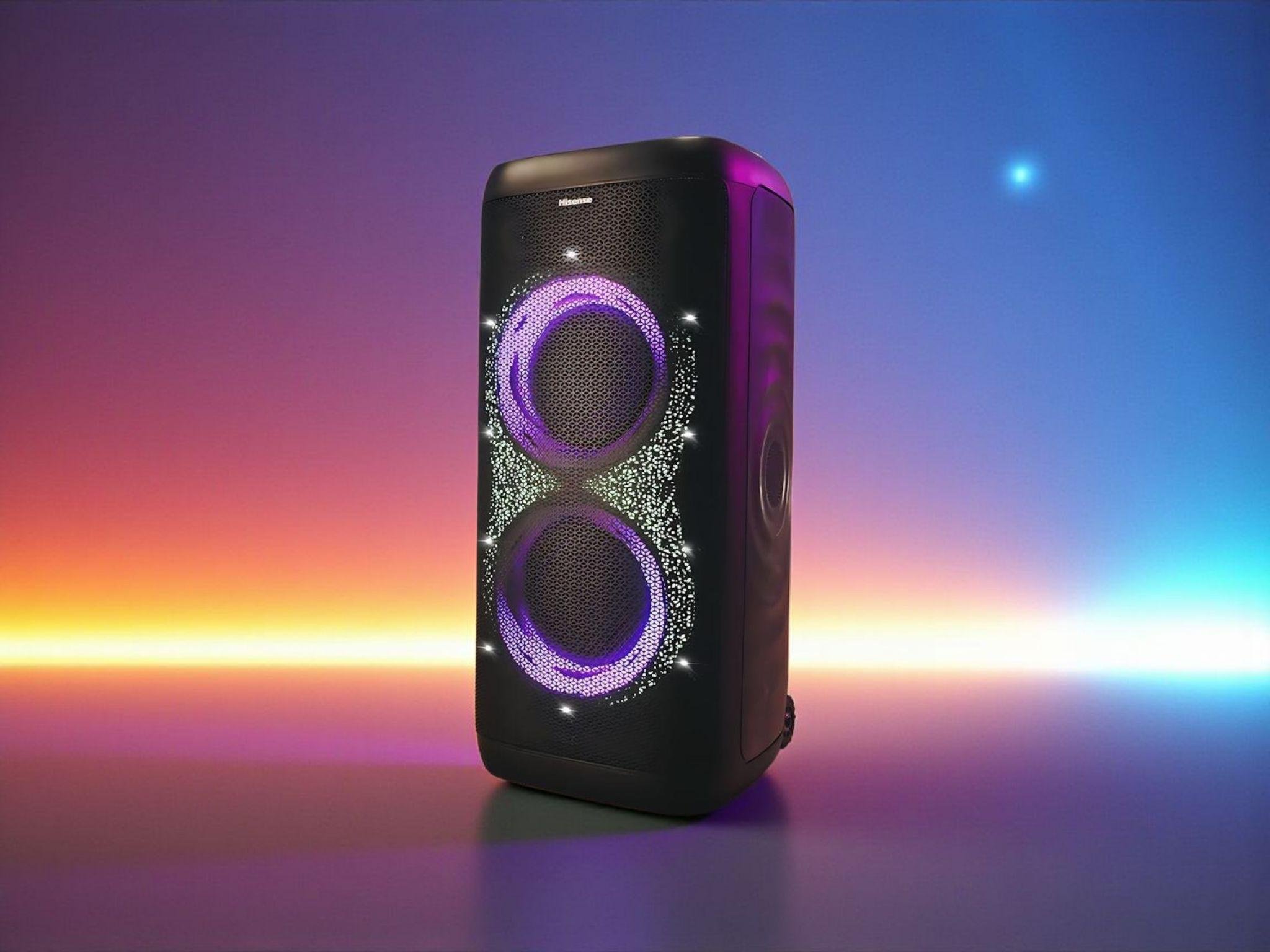 L'Hisense Party Thunder compte bien animer vos soirées. © Hisense / PhotoRoom