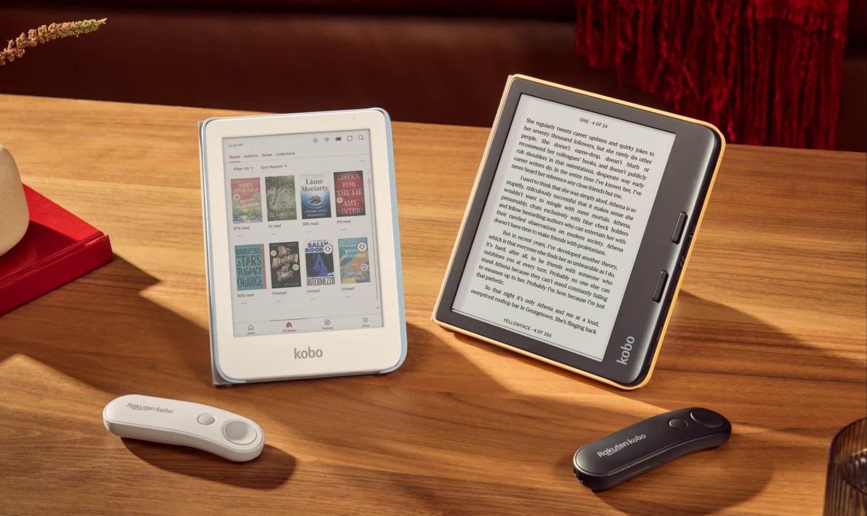 La Kobo Remote est disponible en blanc et en noir. ©Kobo