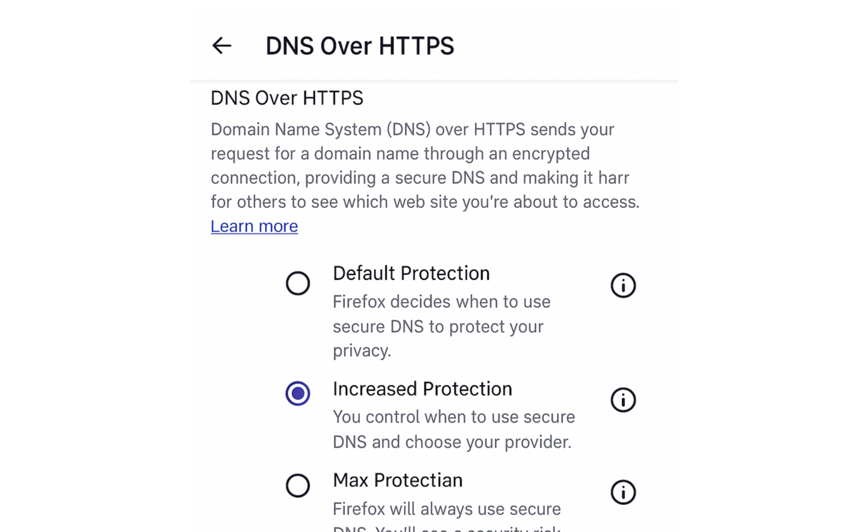 firefox doh