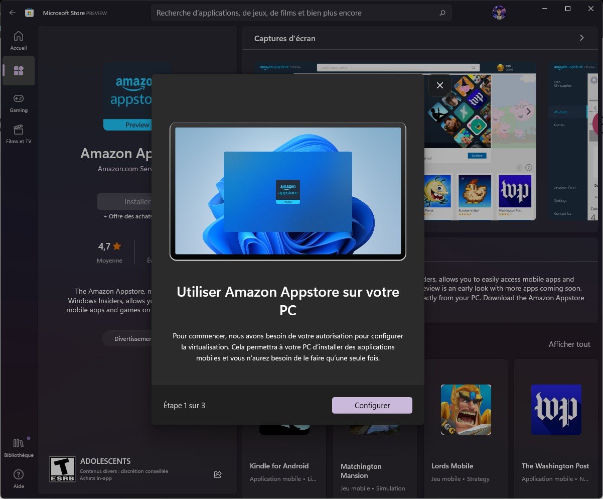 L'Amazon Appstore © Clubic
