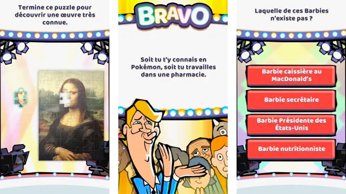 Nope Quiz mise sur un humour visuel et narratif façon show interactif, où chaque question et mauvaise réponse devient une scène comique inspirée de l’univers de Cyprien - © Nope Quiz