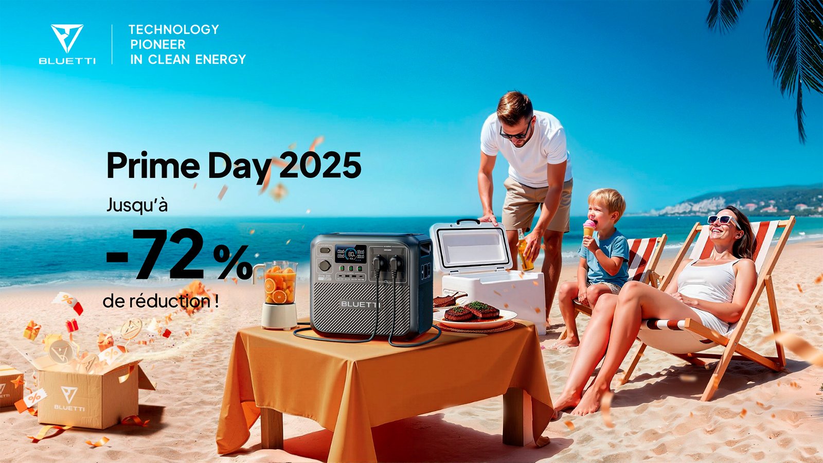 BLUETTI casse les prix pendant le Prime Day Amazon avec jusqu’à 72 % de réduction sur ses stations électriques portables ©BLUETTI