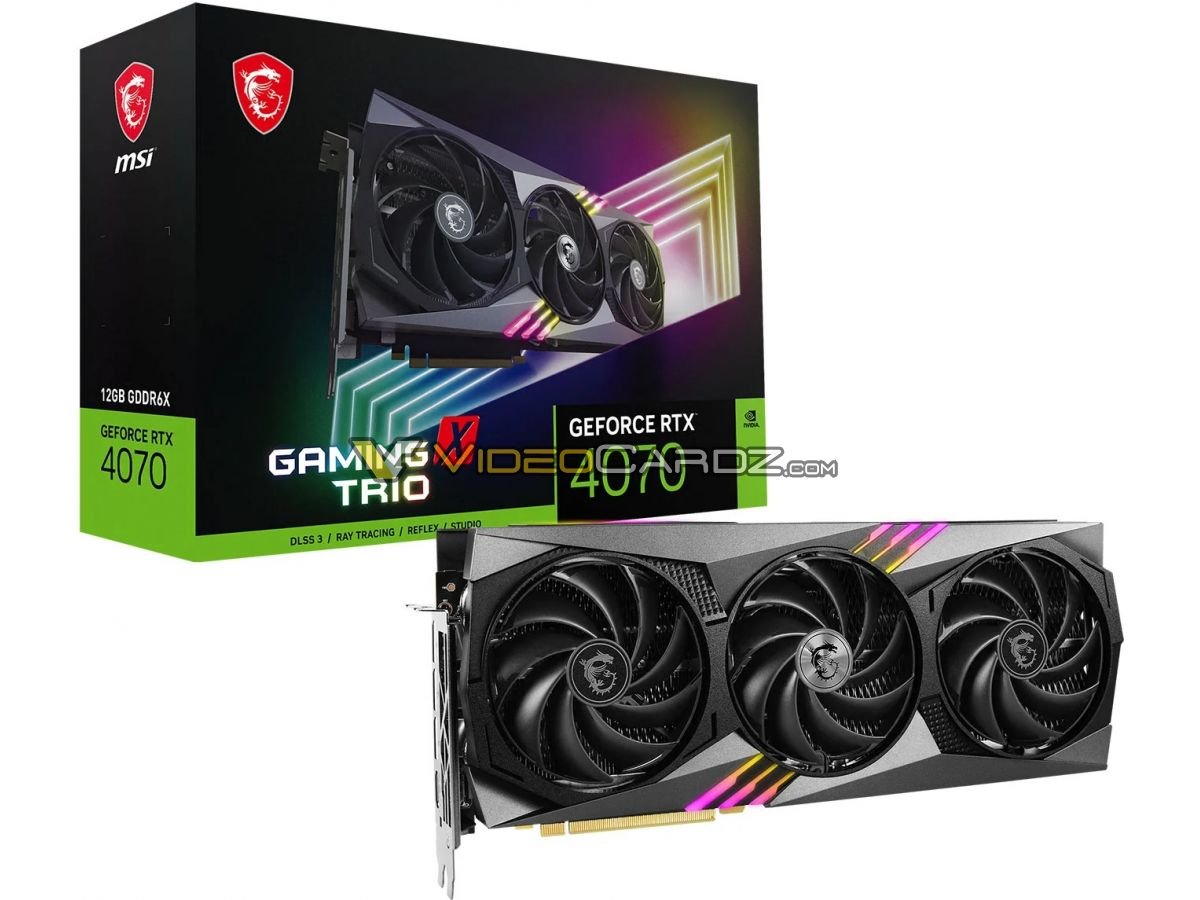 MSI RTX 4070 Gaming Trio X