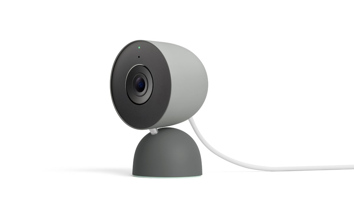 La nouvelle Google Nest Cam Indoor dans son coloris gris ©Google