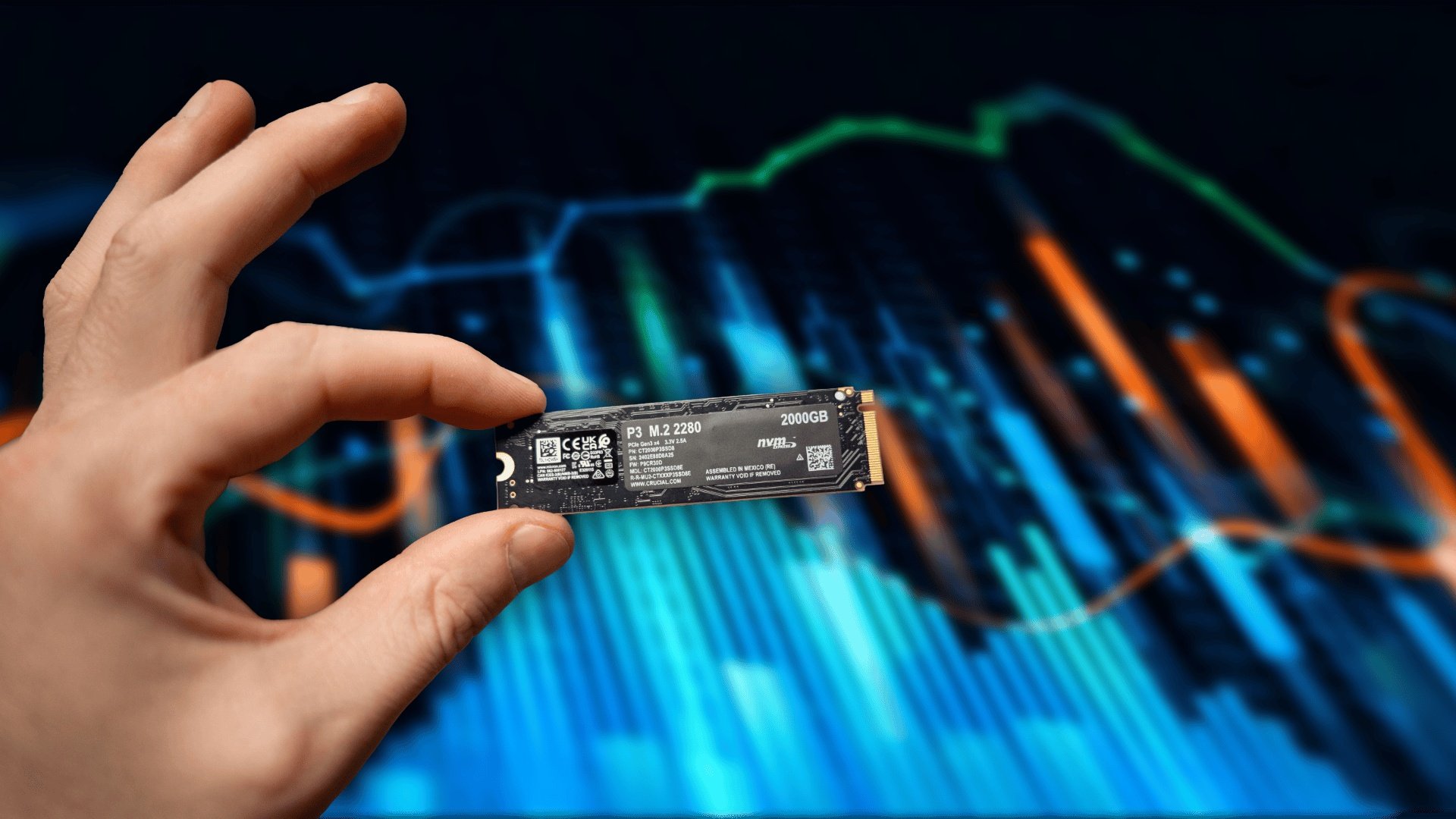 Pendant que les prix des SSD explosent de 40%, SK Hynix dévoile une technologie capable de décupler leur vitesse. © Naïm BADA/Shutterstock