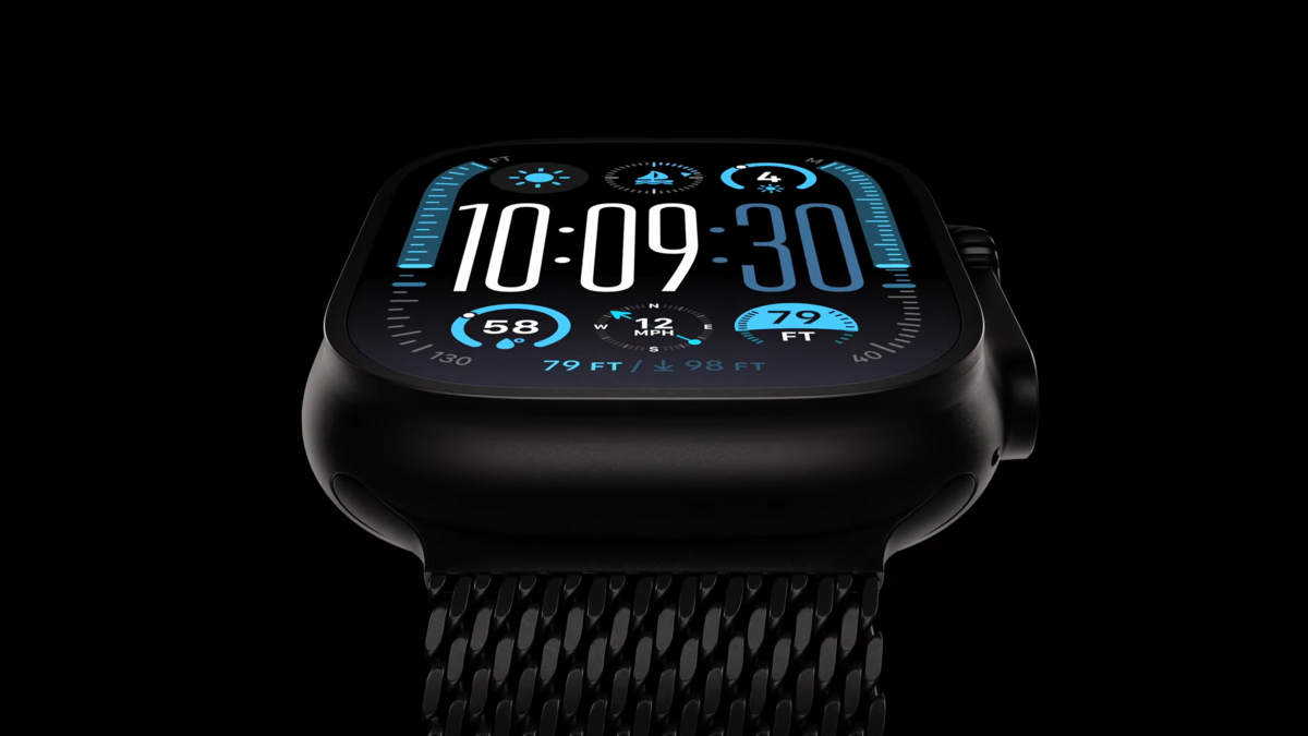 L'Apple Watch Ultra 2024 et son coloris titane noir © Apple