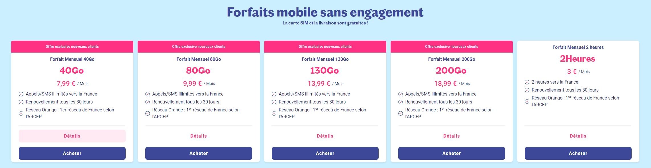 Des offres nombreuses et sans engagement qui vous laissent Lebara du choix.