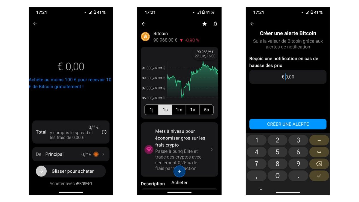 Préparez vos achats de cryptomonnaies avec bunq Crypto. ©bunq