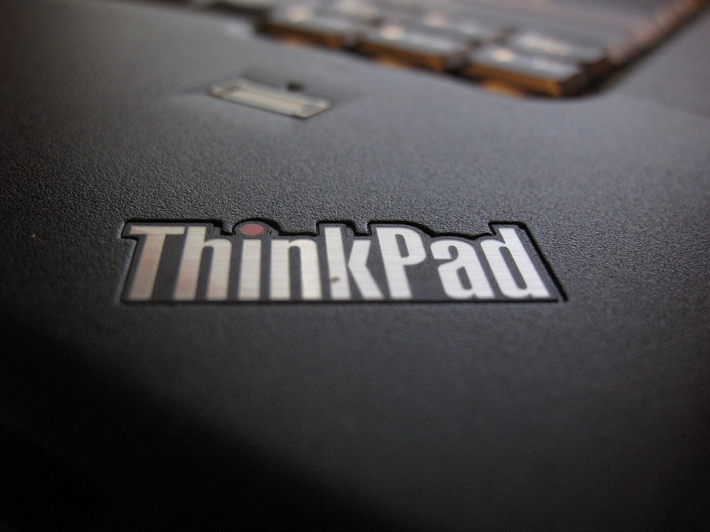 Le logo d'un bon vieux PC portable ThinkPad. © Wikimedia