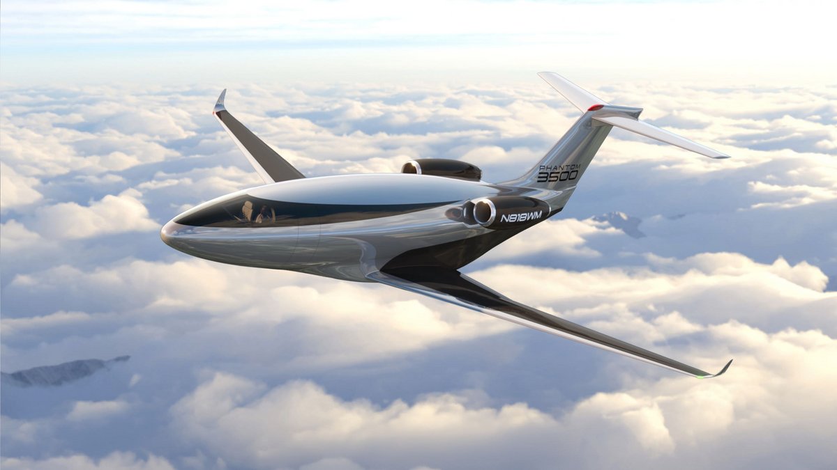 La première commande pour l'impressionnant jet Phantom 3500 est officielle ! © Otto Aerospace