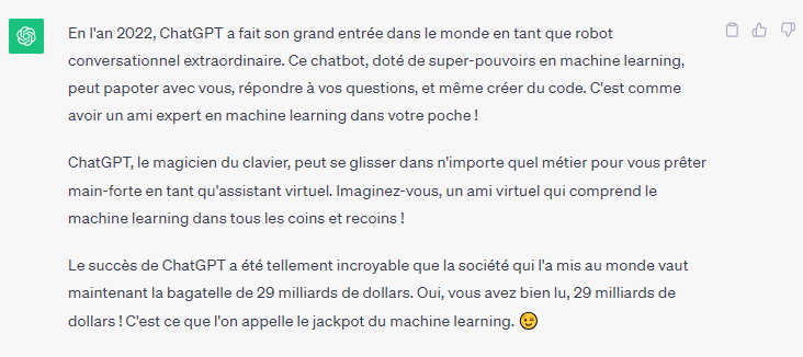 Reformulation et optimisation de texte par ChatGPT © Clubic