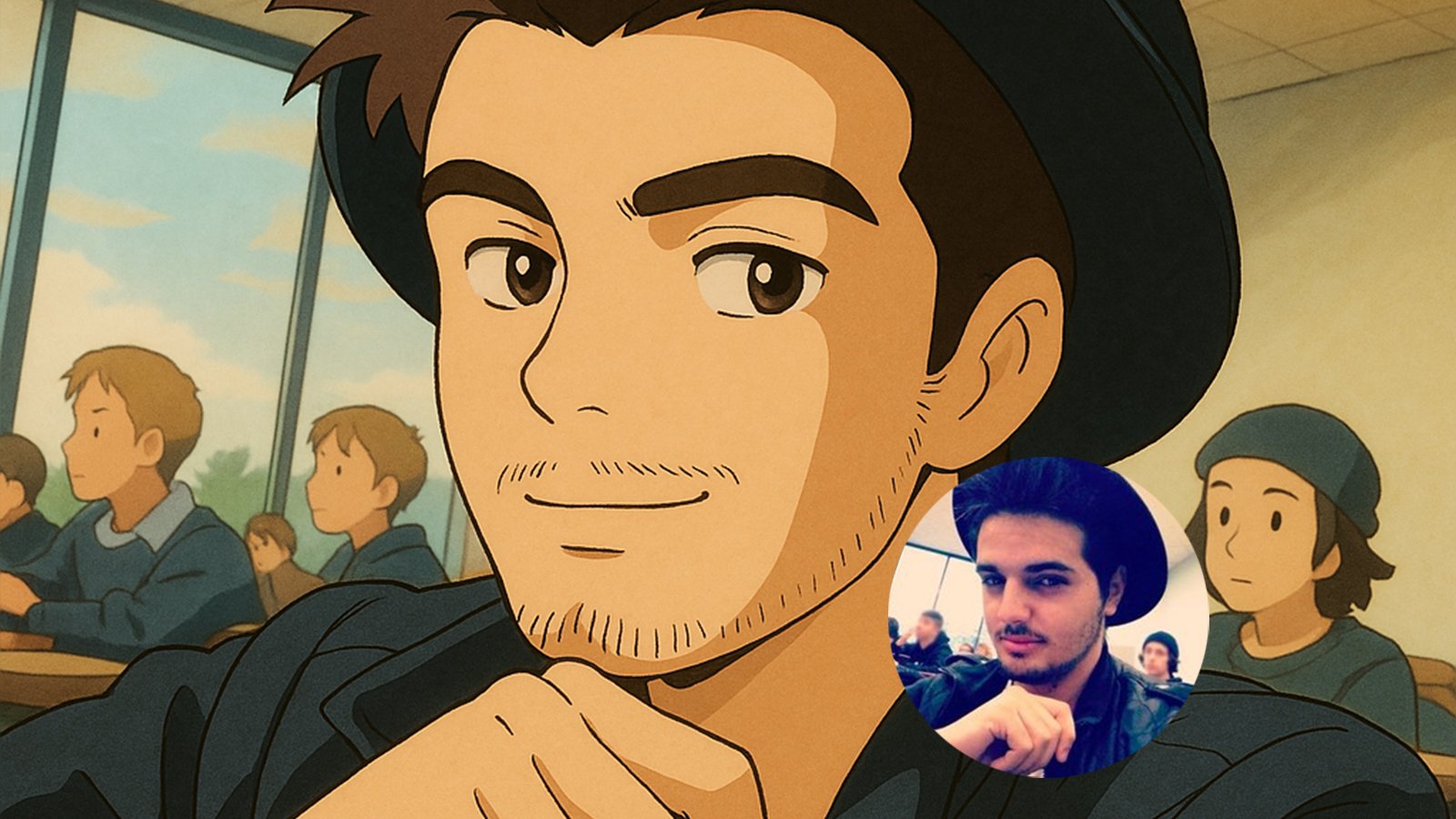Axel Reghis dans le style des studios Ghibli © Axel Reghis
