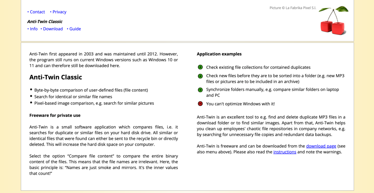 Un logiciel pour faire de la place sur son disque dur © Aidex GmbH