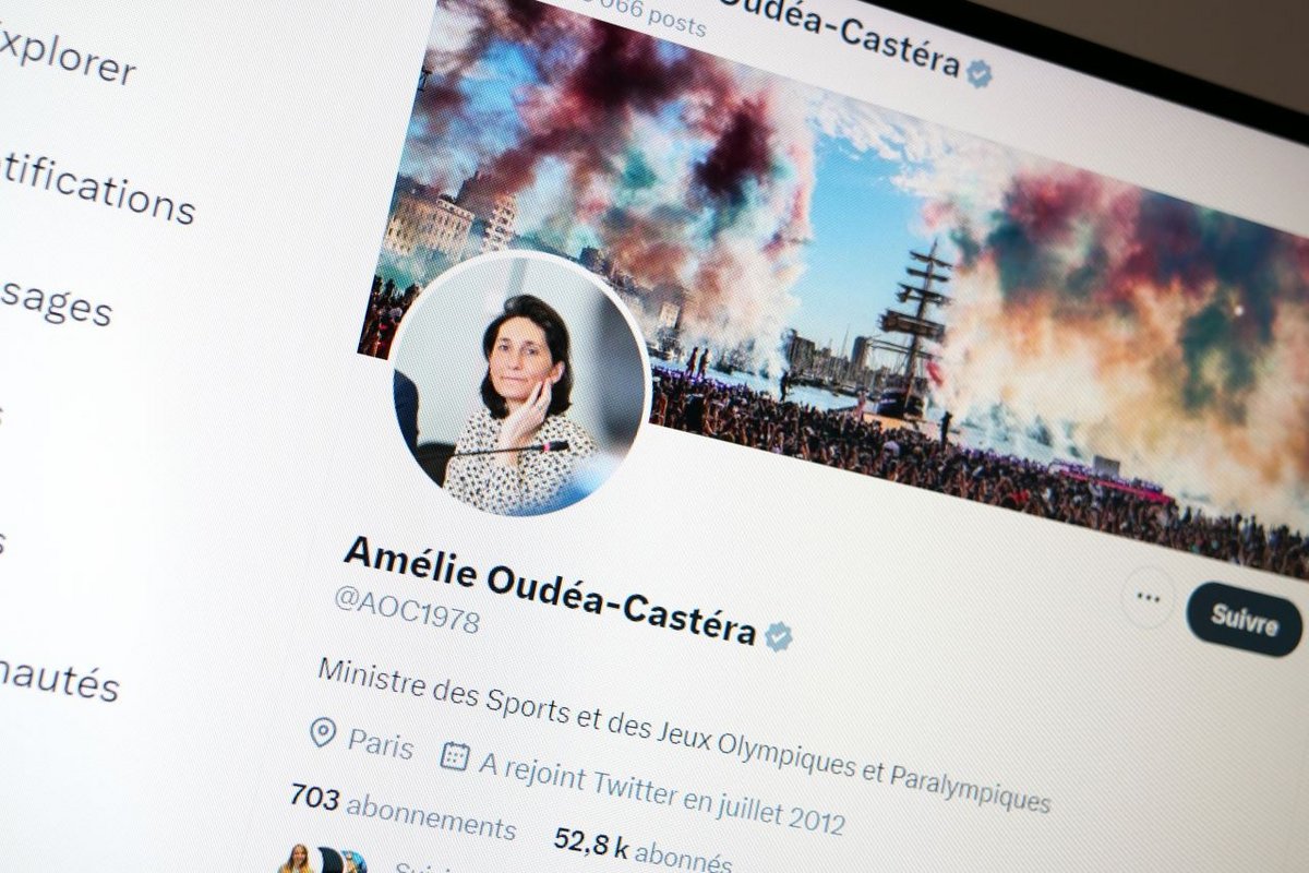 Le compte X.com d'Amélie Oudéa-Castéra a été restauré le lendemain de son cyberpiratage © Alexandre Boero / Clubic