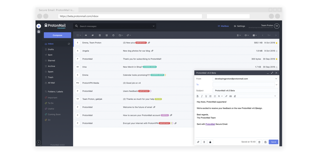 ProtonMail 4