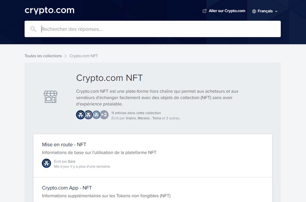 support crypto.com nft