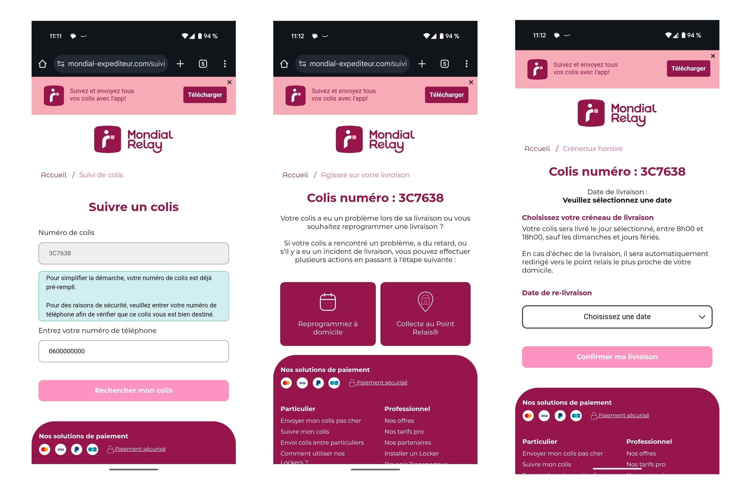 Vous le remarquez, le site de phishing est très bien fait © Alexandre Boero / Clubic