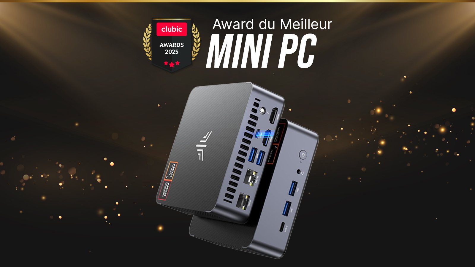  Le NiPoGi AM245 remporte le Clubic Award 2025 du meilleur mini-PC © Clubic