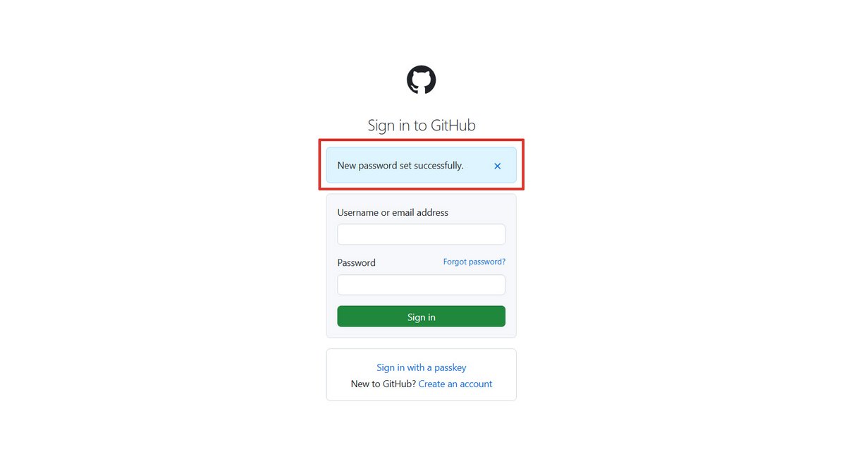 Mot de passe GitHub réinitialisé © Pascale Duc pour Clubic