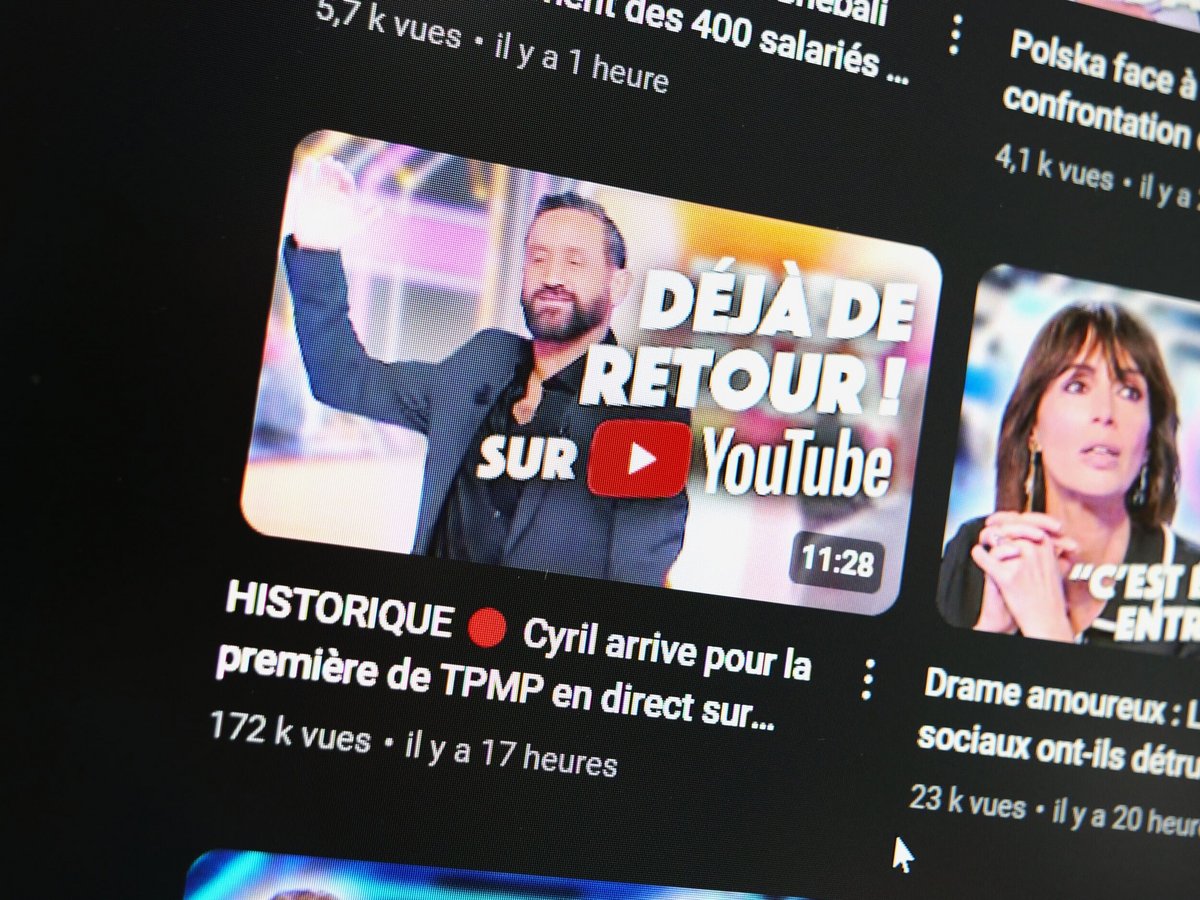 Avec TPMP, Cyril Hanouna a cartonné sur YouTube lundi soir © Alexandre Boero / Clubic