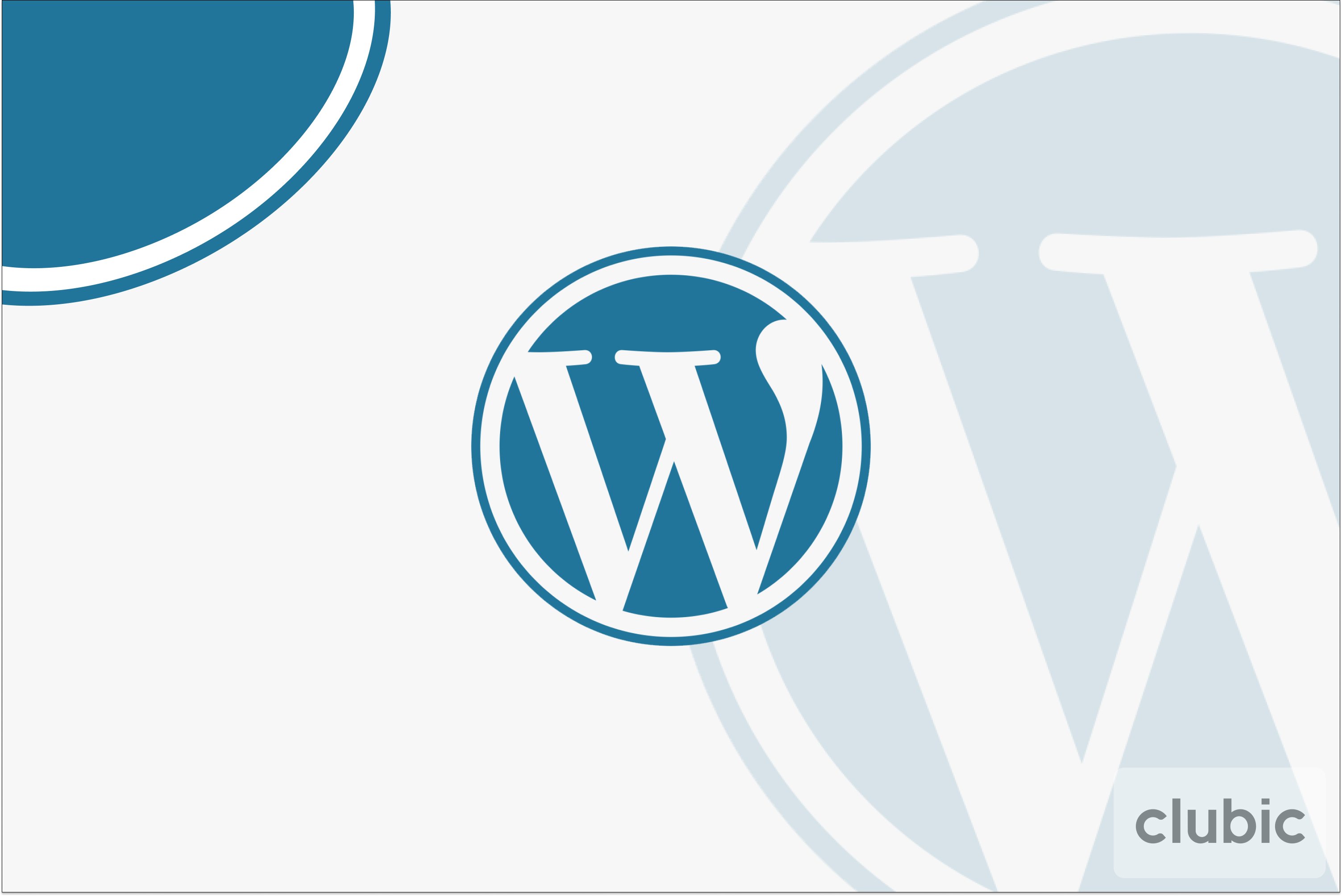 Wordpress Clubic