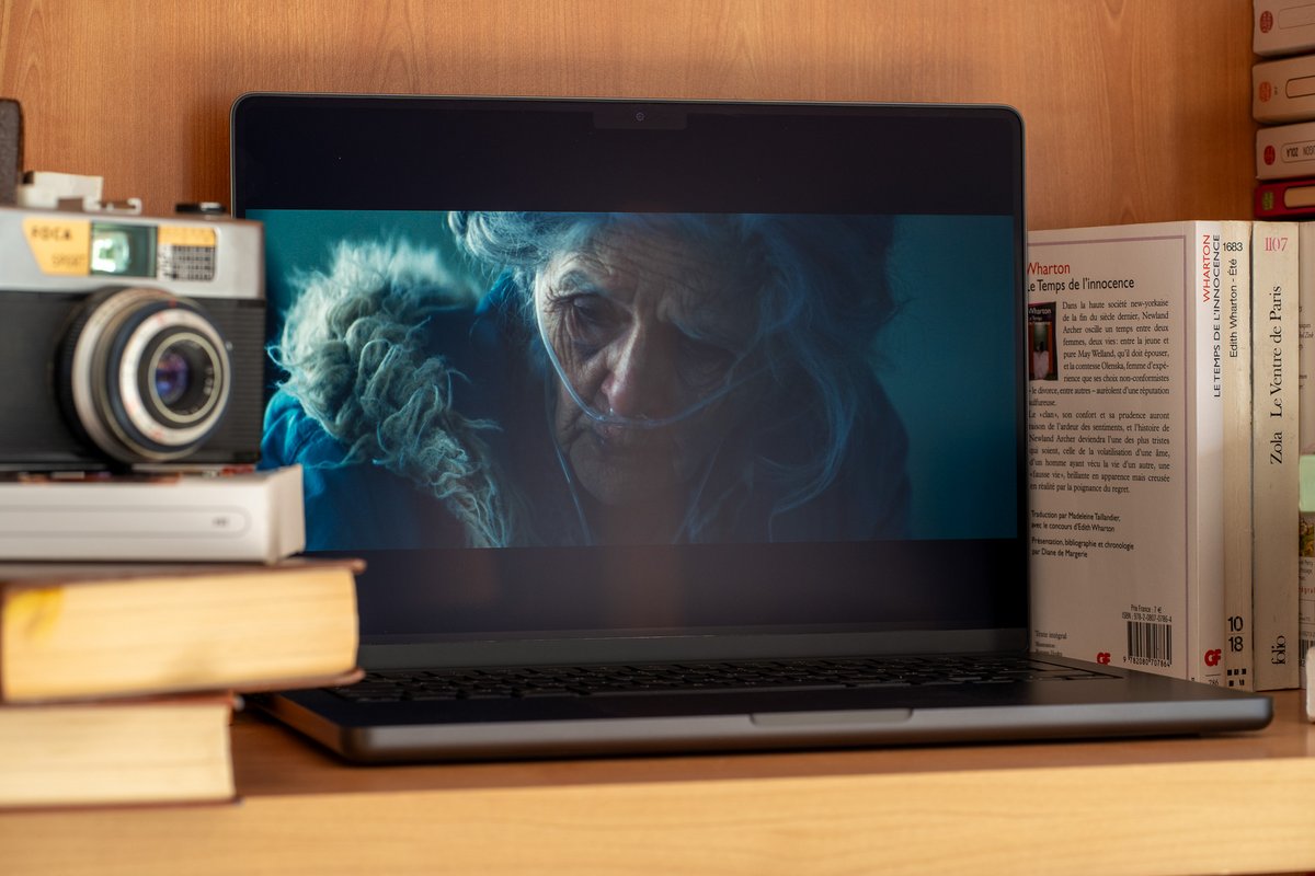 Le traitement nano-texturé de l'écran est particulièrement efficace. © Nathan Le Gohlisse pour Clubic