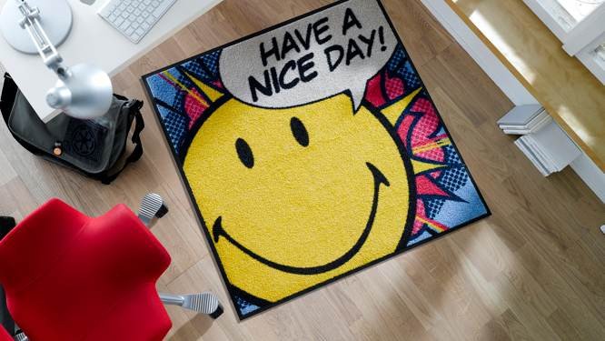 Tapis smiley