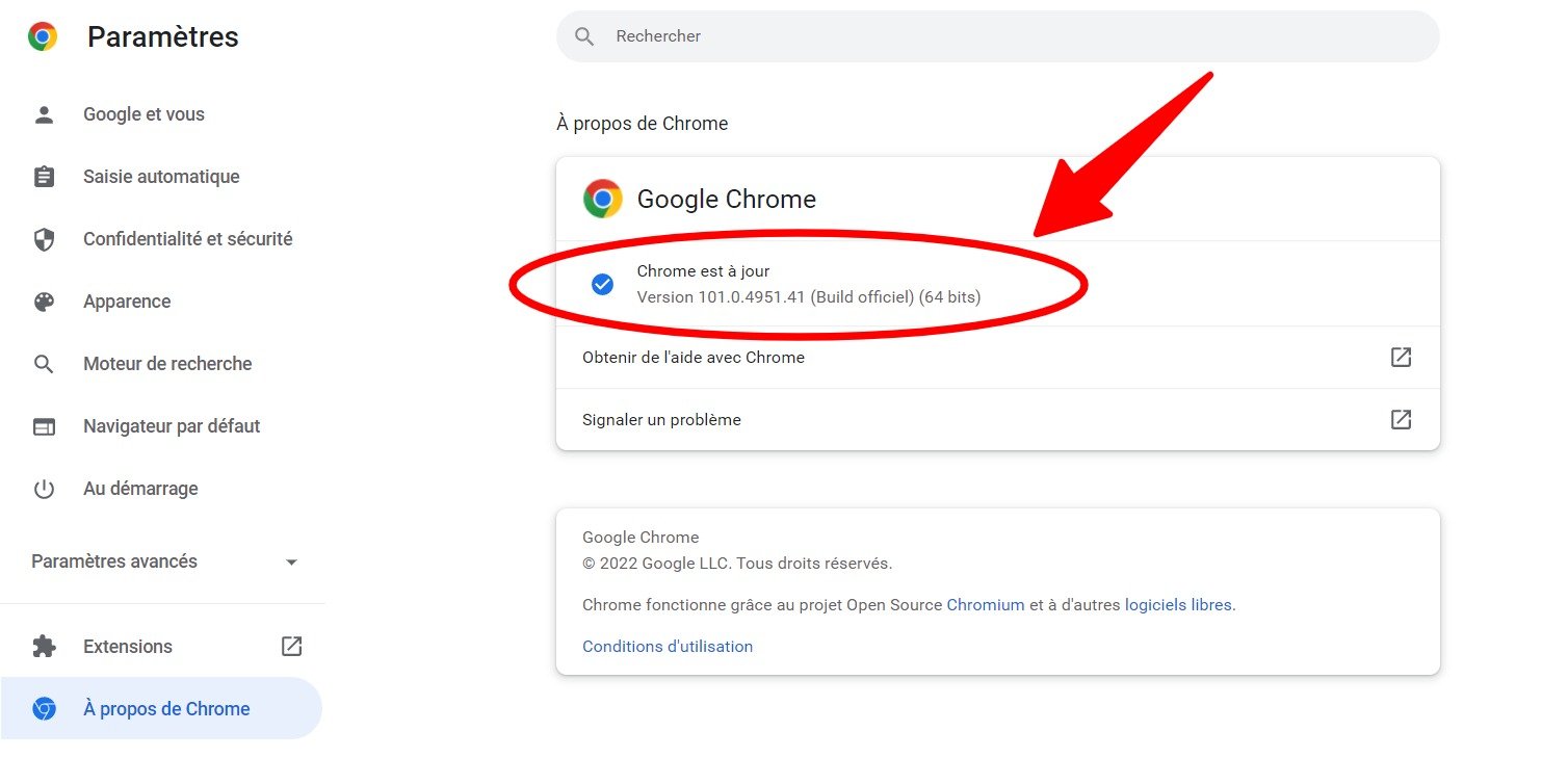 Tant que vous ne voyez pas cela, vous vous exposez aux vulnérabilités (© Clubic)