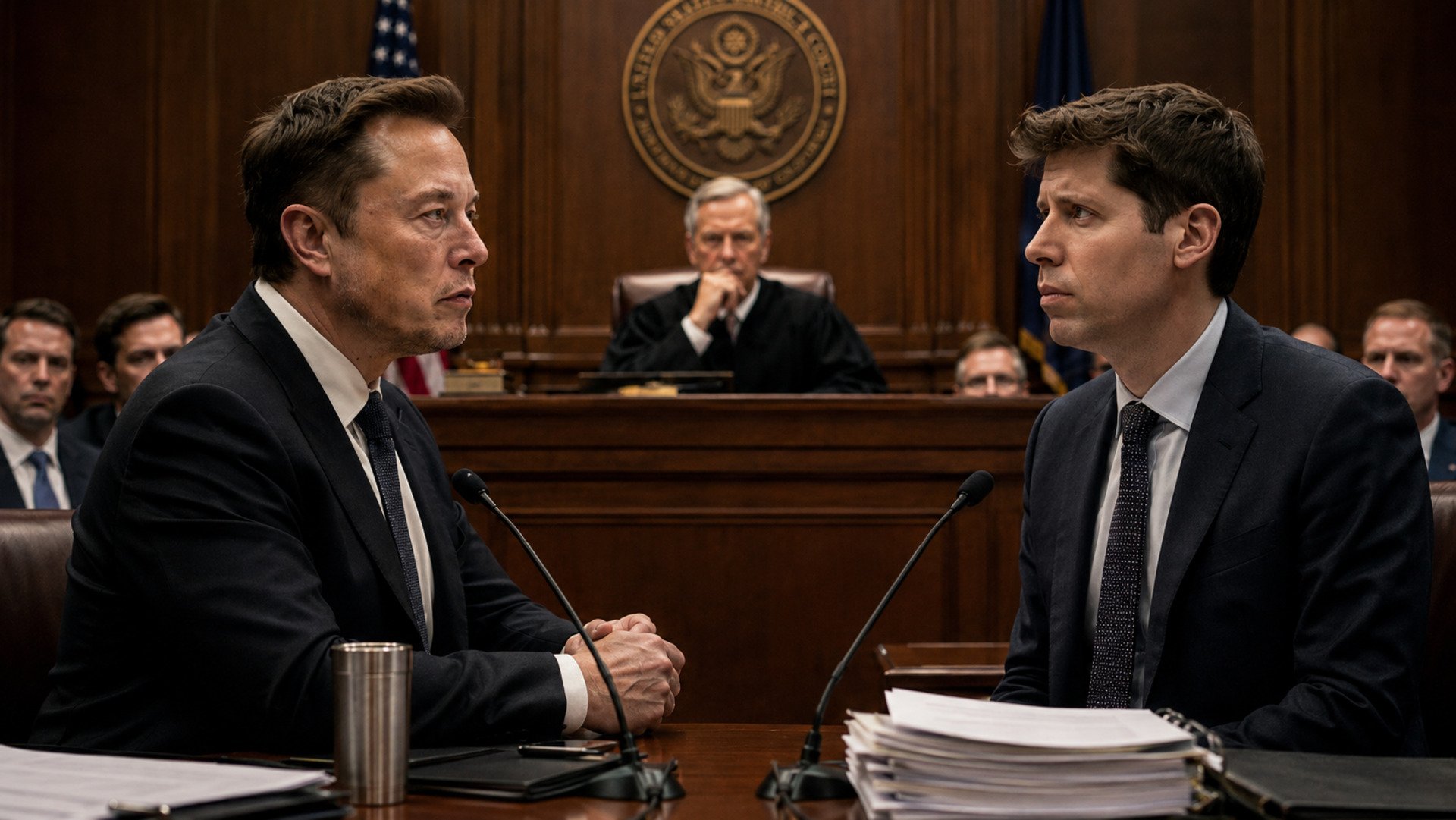 Elon Musk voulait recruter Sam Altman pour prendre la tête d'un laboratoire d'IA chez Tesla en 2017. © Clubic / ChatGPT