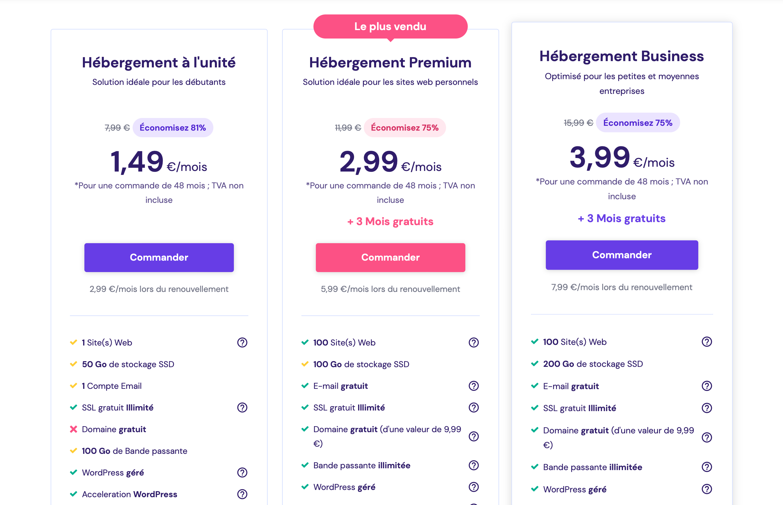 @Hostinger : les offres d'hébergement mutualisé disponibles
