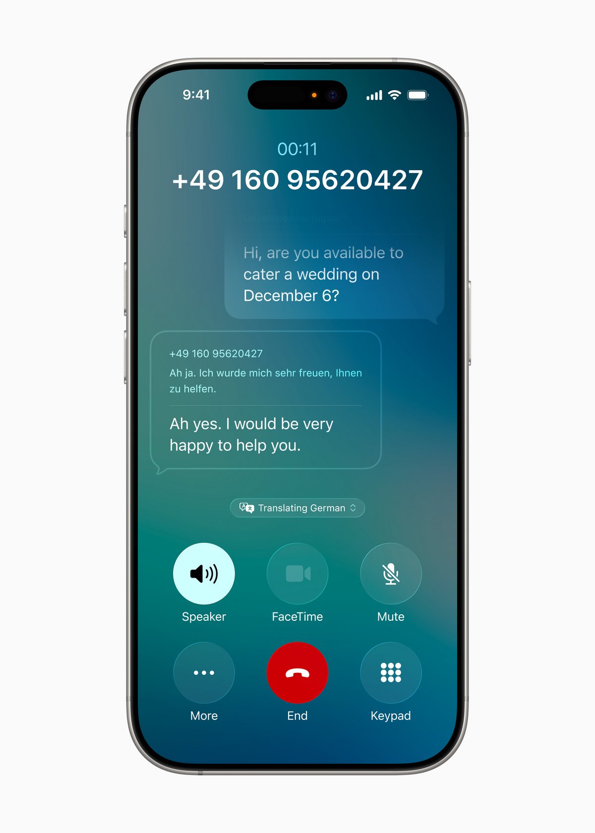 Apple Intelligence iOS 26 Trad Appels