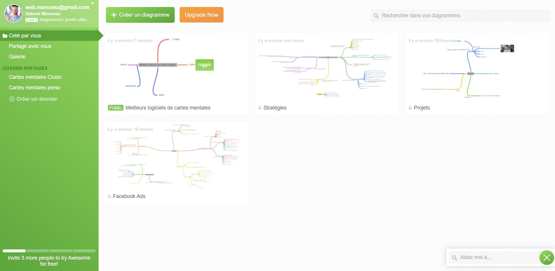 Avis Coggle (2022) : le plus accessible des logiciels de mindmapping