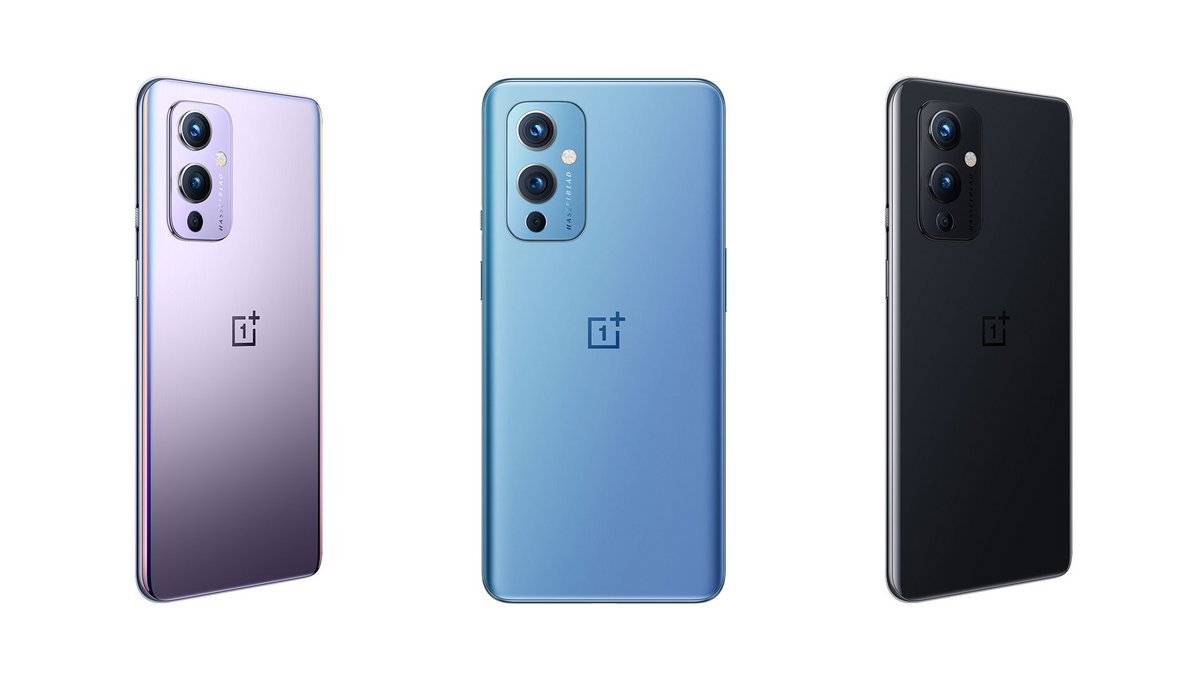 Le OnePlus 9 est disponible en 3 couleurs.