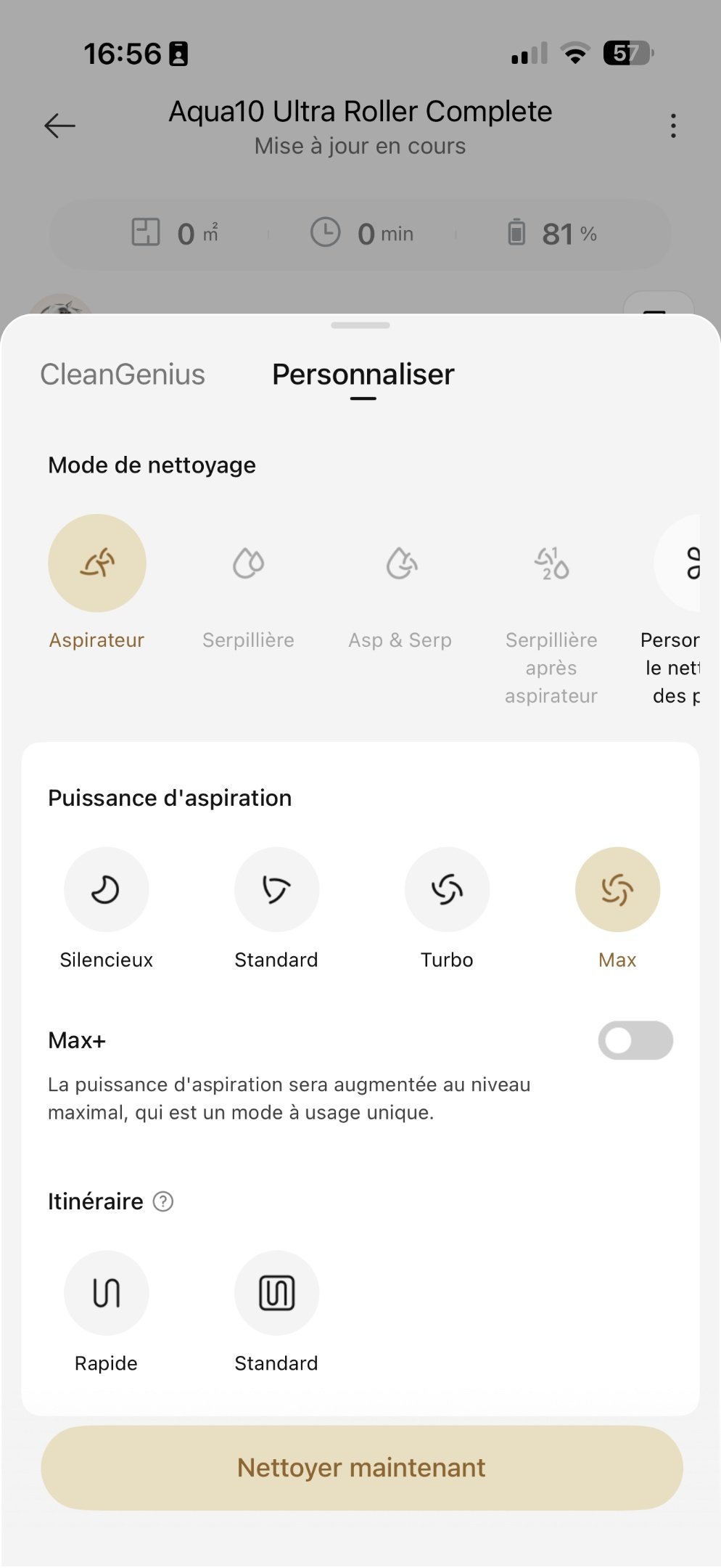 Dreame Aqua10 Roller Options