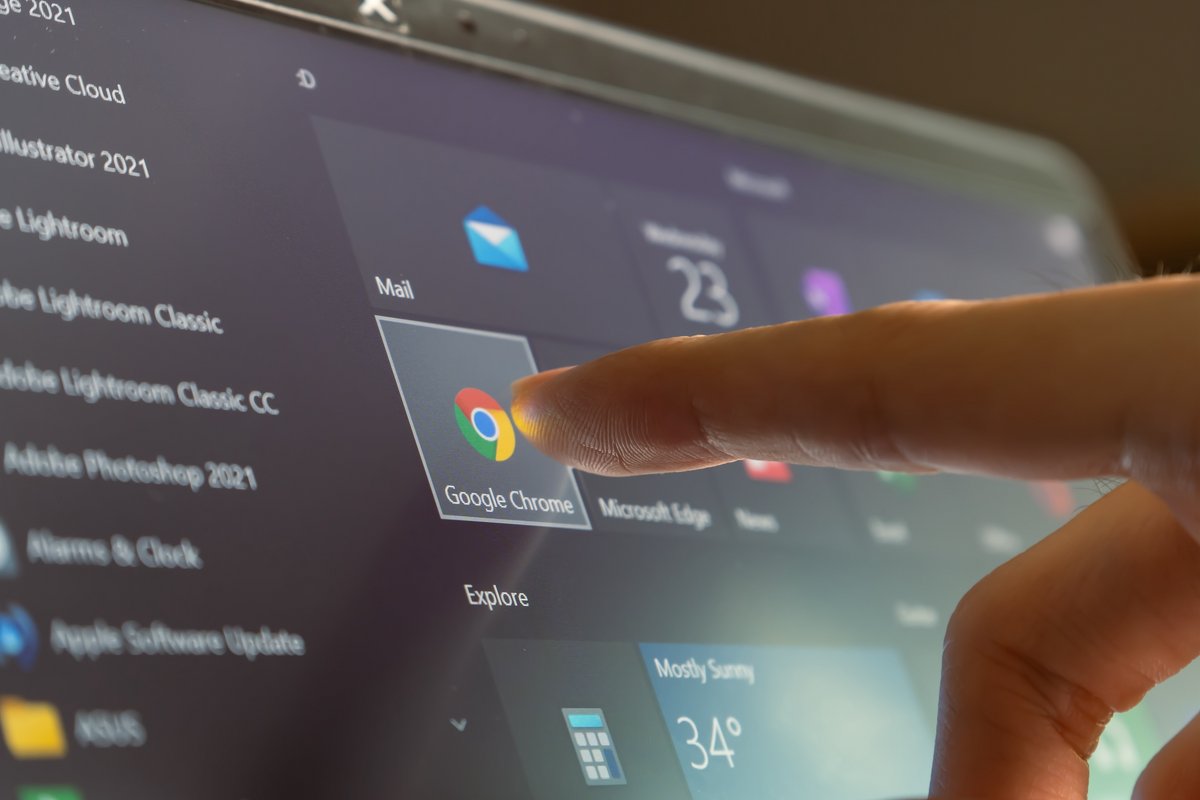 Google Chrome et Windows 10 restent le combo gagnant sur PC © Wachiwit / Shutterstock