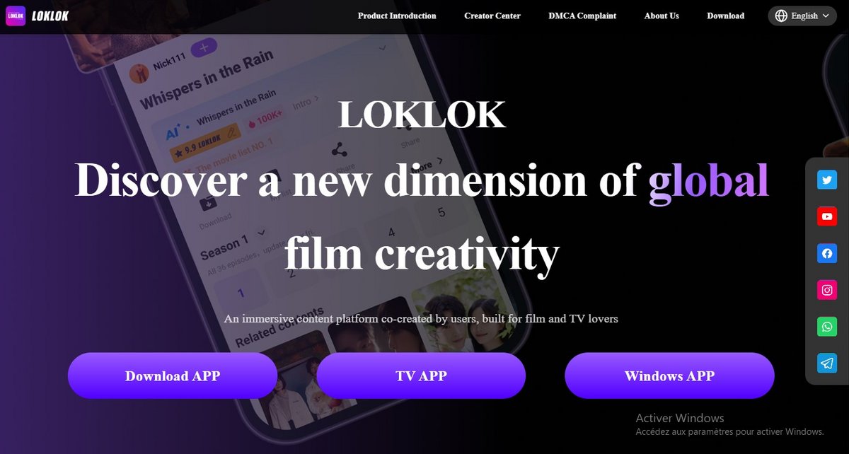 Grâce à ce service, les utilisateurs peuvent accéder facilement à un large catalogue de titres récents, visionner leurs films et séries préférés sans abonnement, et découvrir les tendances du moment en streaming mobile.