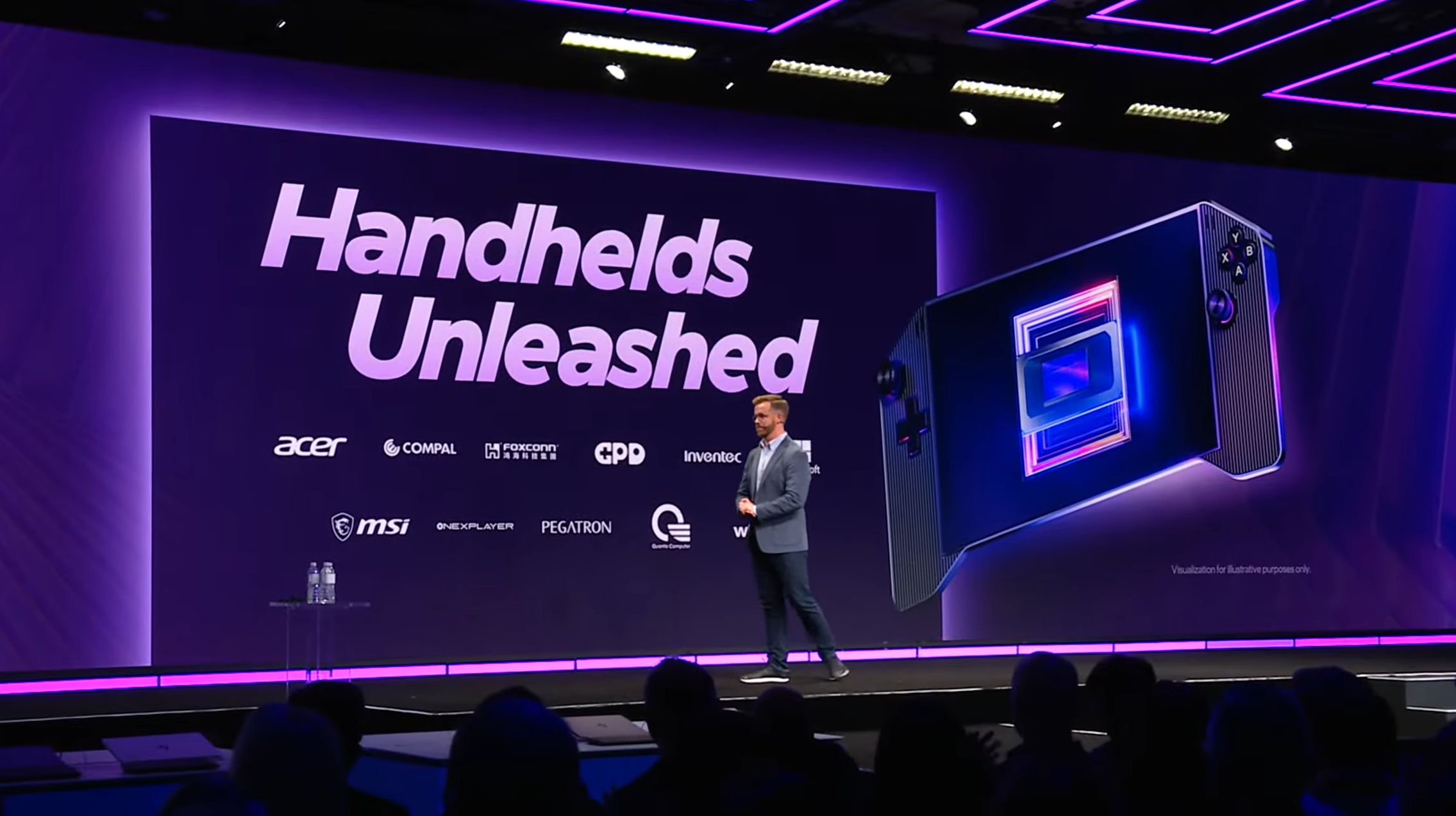 Si la marque a pris le train en marche, Intel entend se placer sur le marché des consoles portables. ©VideoCardz