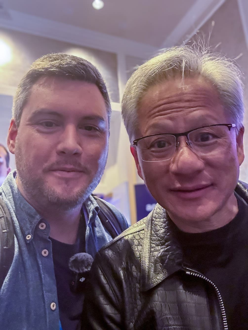 Jensen Huang et Colin Golberg