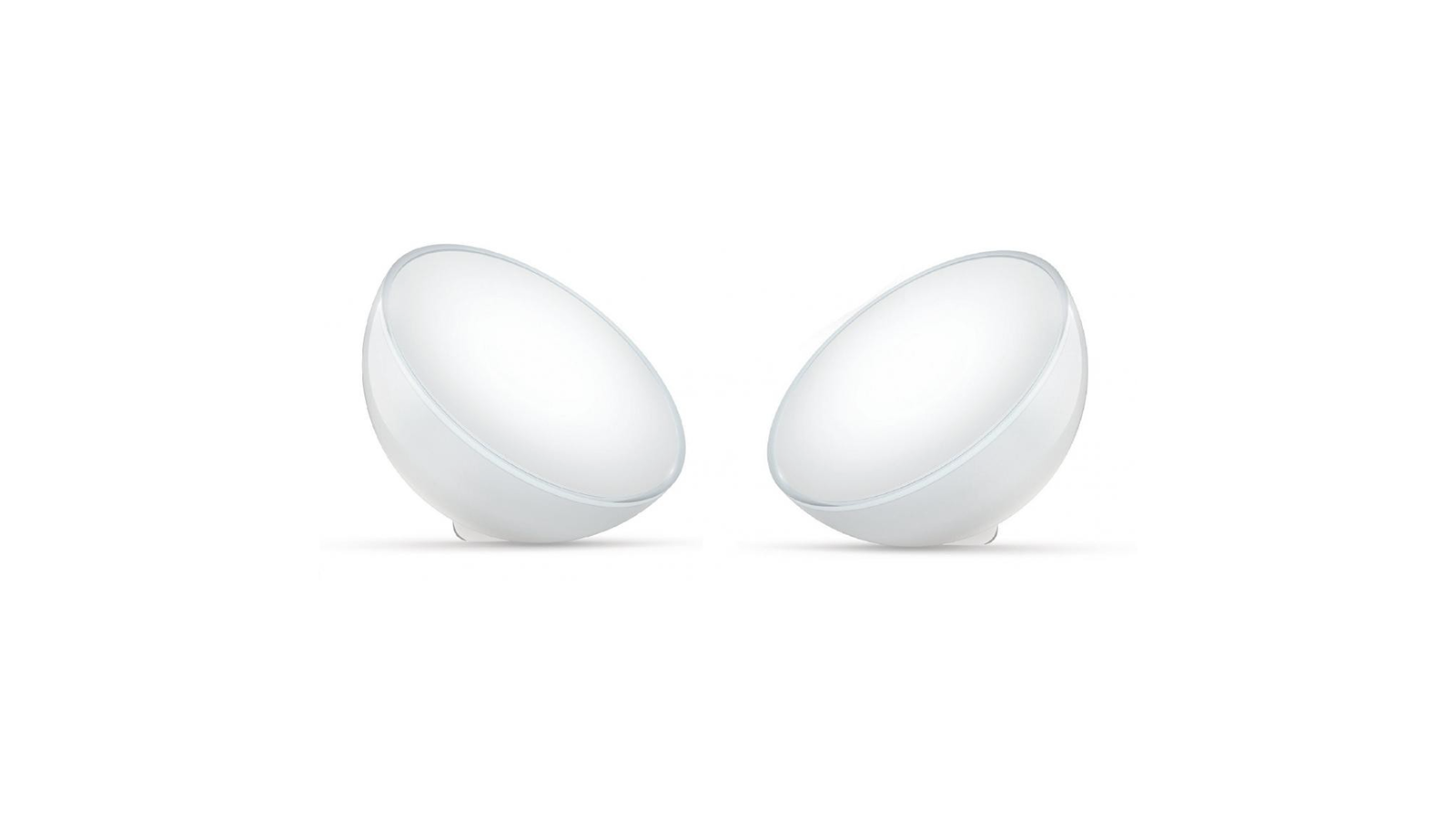 Les deux lampes Philips Hue Go