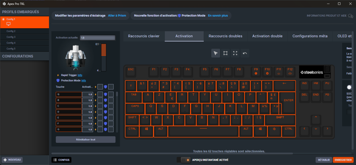 TKL Corsair Logitech SteelSeries