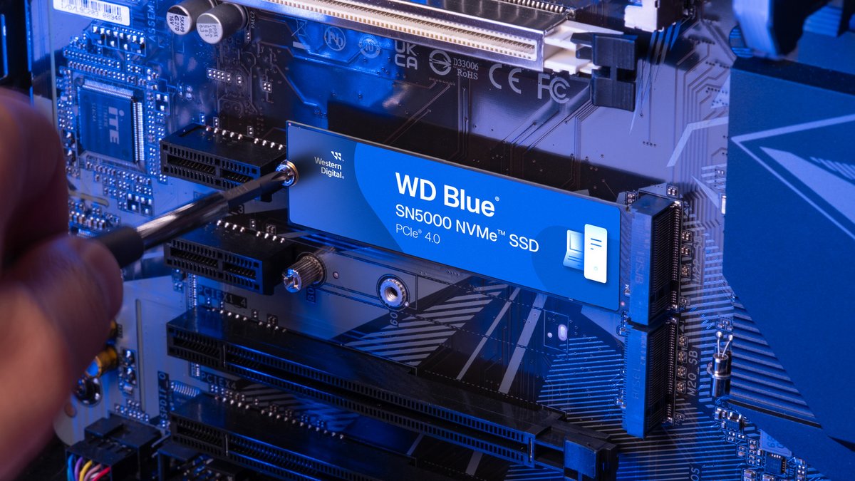 Un SSD NVMe, toujours en PCI Express Gen 4 © Western Digital