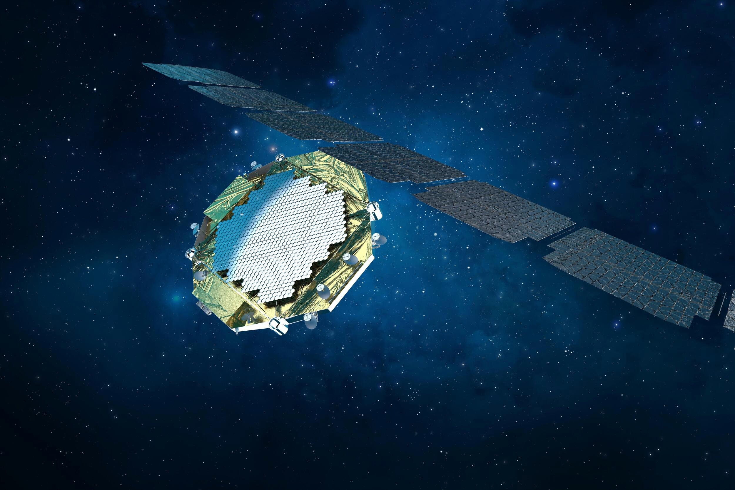 Thales Alenia Space promet la fin des zones blanches grâce à la 5G spatiale © Thales Alenia Space