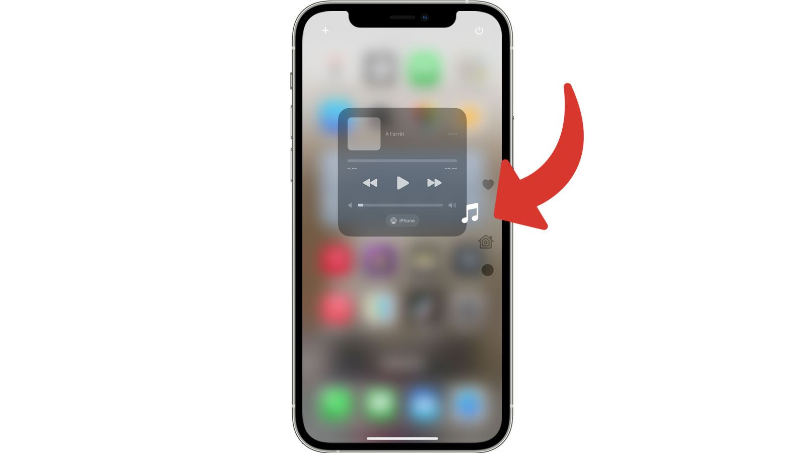 Continuer de faire glisser votre doigt pour choisir directement la bonne page du Centre de contrôle de l'iPhone sous iOS 18 © Clubic