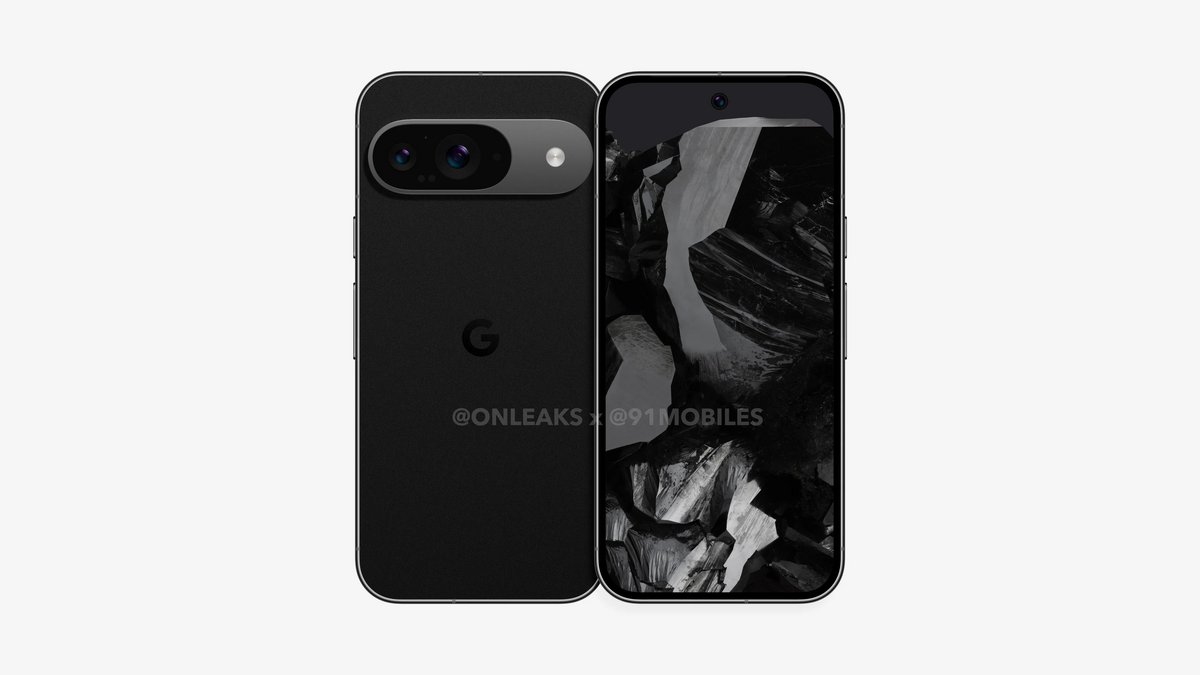 Le Pixel 9 profiterait d'un design entièrement renouvelé © OnLeaks / 91Mobiles