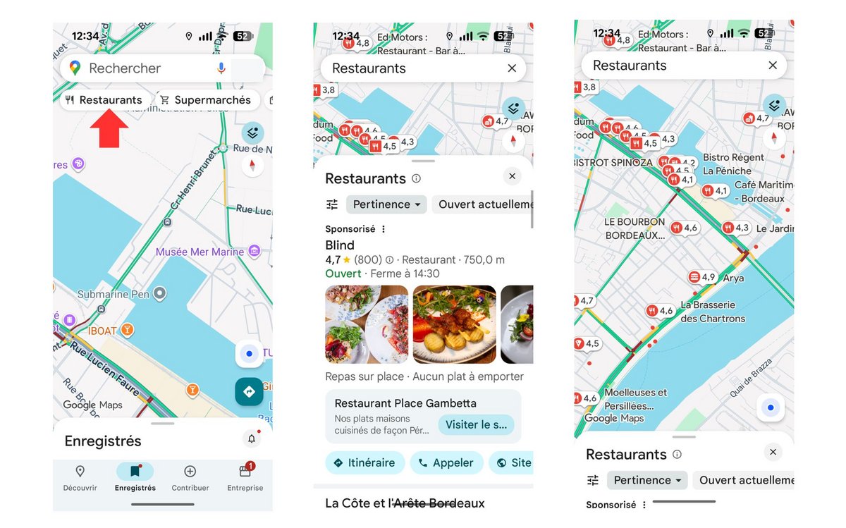 Faites bon usage des filtres. ©Google