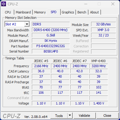 G.Skill Trident Z5 DDR5-6400 CL32 (64 Go)_10