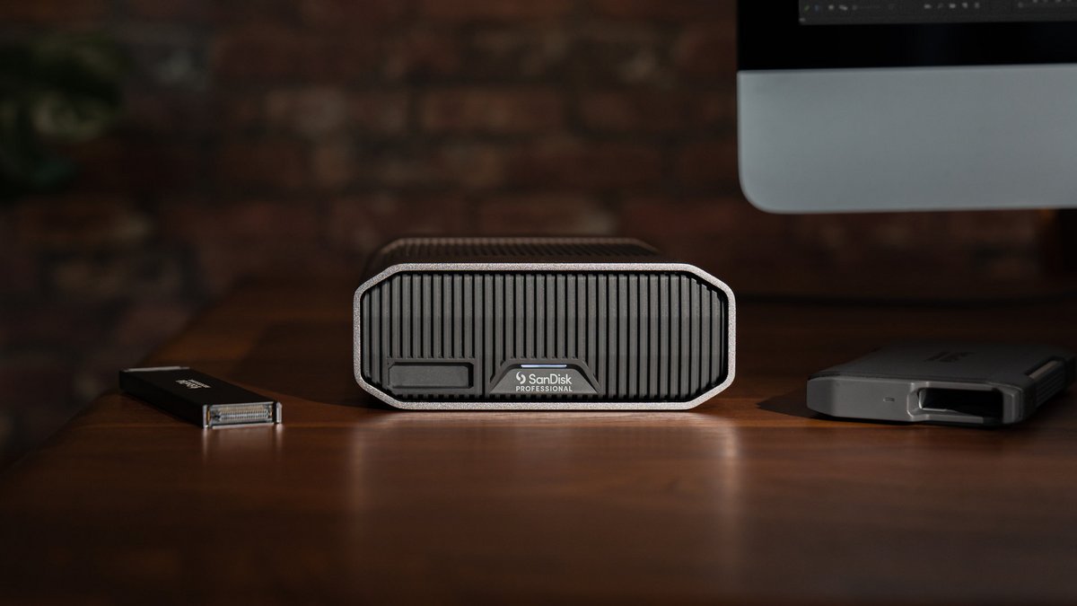 Le G-DRIVE adopte un format très compact pour 26 To de capacité. ©Western Digital