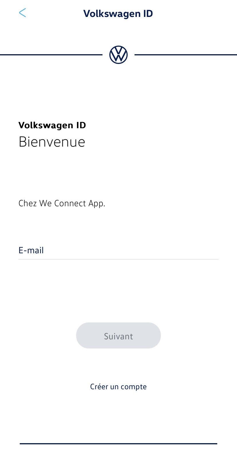 comment utiliser Volkswagen We Connect
