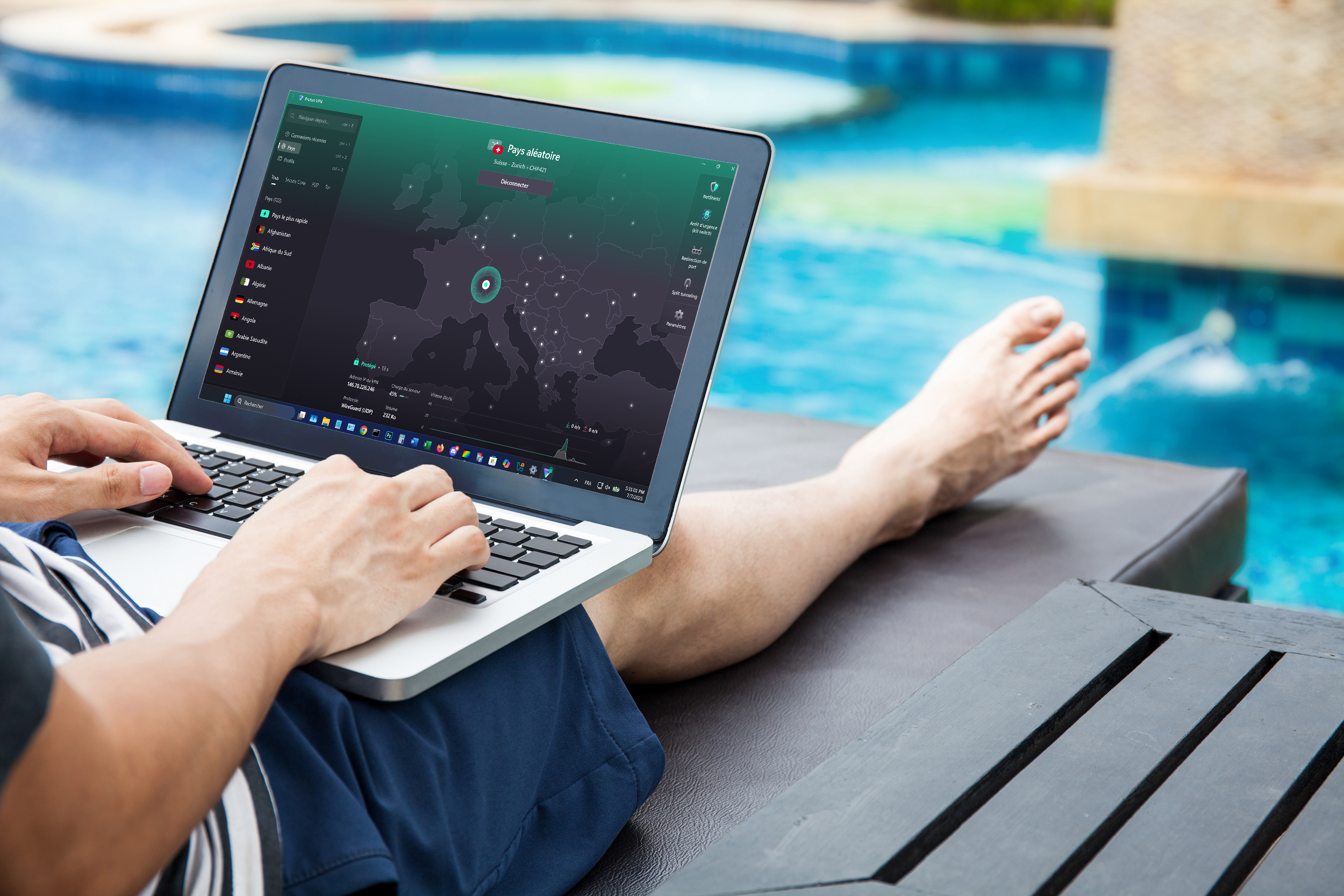 Le VPN, votre meilleur allié pour profiter de vos contenus en vacances. ©winsterphoto / Shutterstock