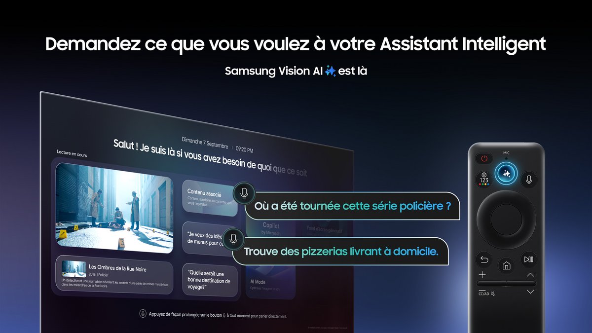 Vision AI évolue avec une interface plus intuitive et des fonctionnalités enrichies. © Samsung